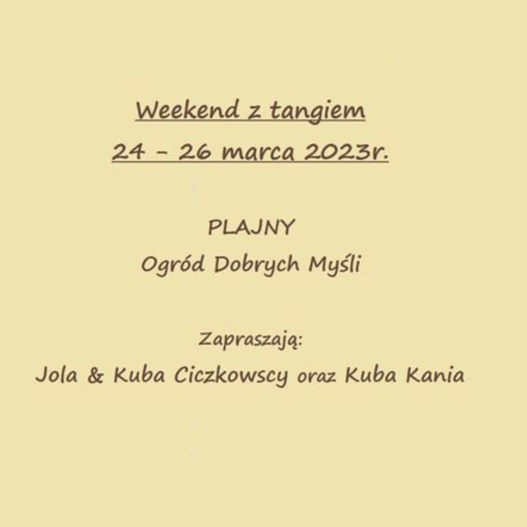 Weekend z tangiem